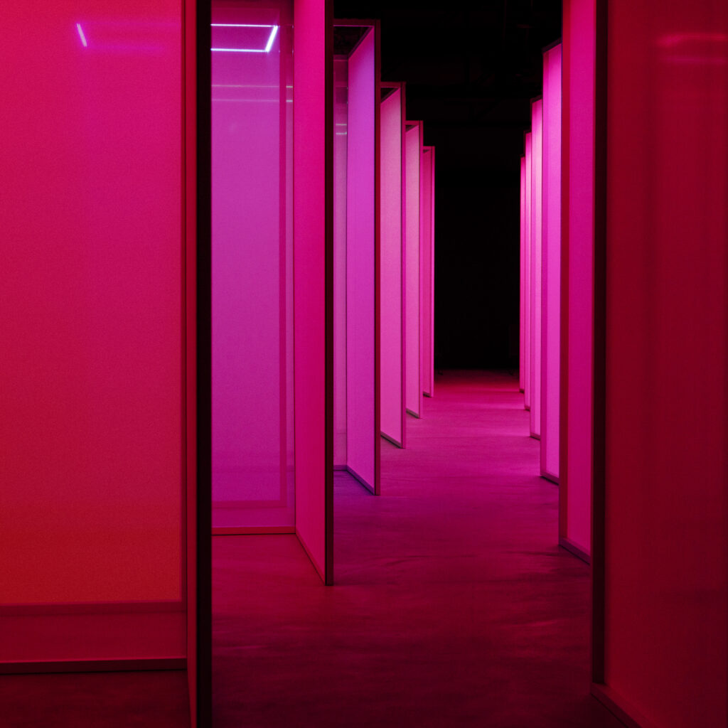 Sensory Field by Johannes & Harriet Girardoni, light and sound installation